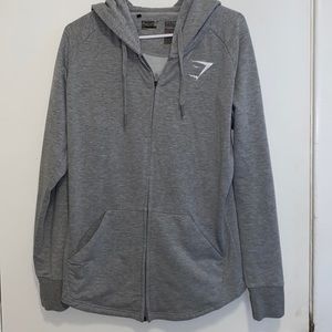 Grey Gym Shark Zip Up